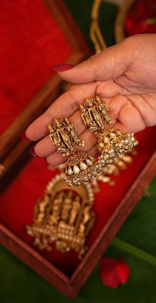 Ram parivar Kundan jhumka
